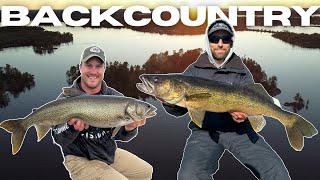 CRUSHING Walleyes and Lake Trout on a BACKCOUNTRY Lake (PB Walleye)