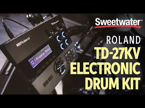 Демонстрация звучания и обзор электронной ударной установки Roland TD-27KV