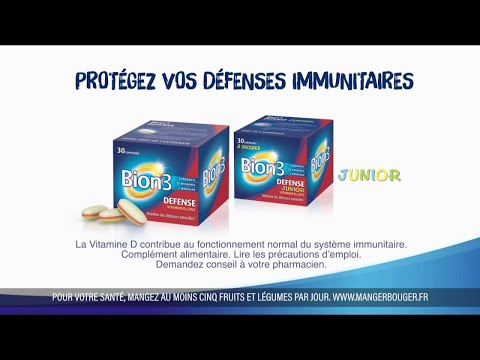 Bion3 Senior et Bion3 Defense "protégez vos défenses immunitaires" Pub 25s