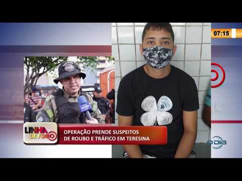 Operacão prende suspeitos de roubo e traÌfico em Teresina (15 06 20)