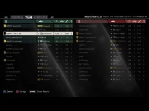 Tier 8 platoon carnage