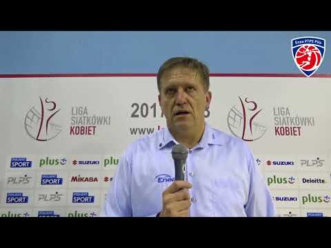 Emilia Szubert, Agata Babicz i Jacek Pasiński po meczu z Trefl Proxima Kraków | Enea PTPS Piła TV