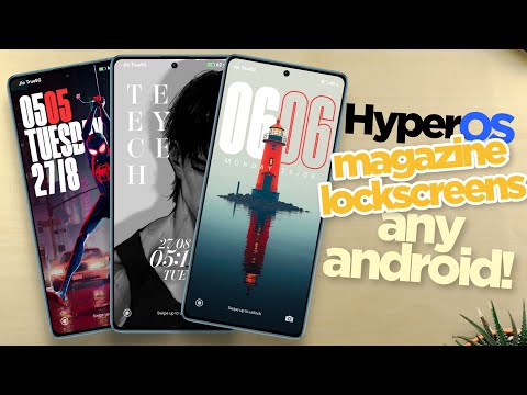 Get HyperOS "Magazine" Lockscreens On Any Android [KLCK SETUP]