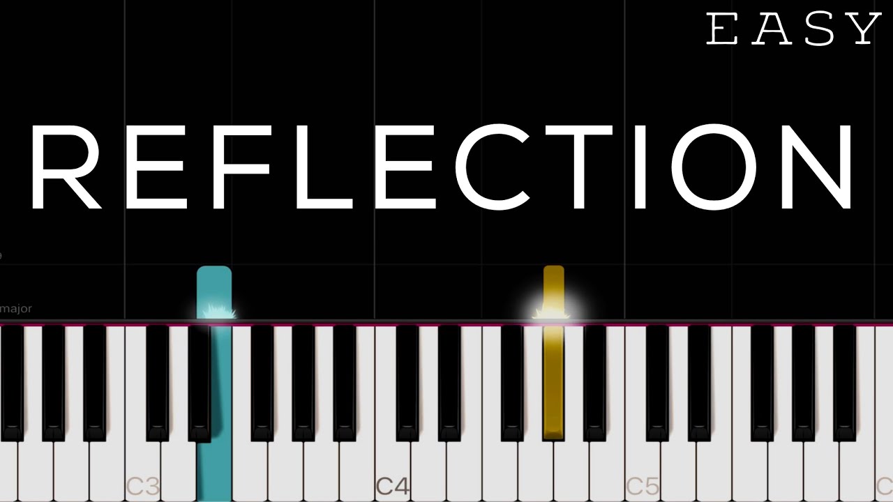 Mulan - Reflection | EASY Piano Tutorial