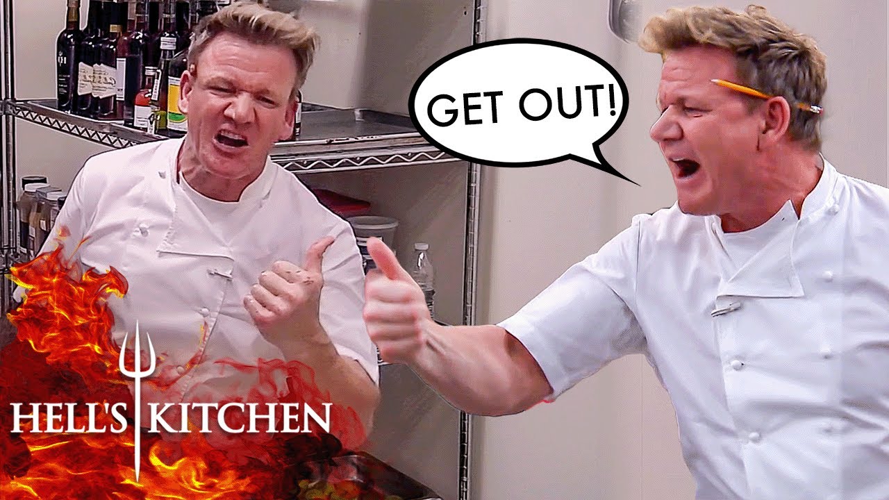 10 Times Gordon Ramsay Eliminated A Chef In The Middle Of Service | Hell's Kitchen