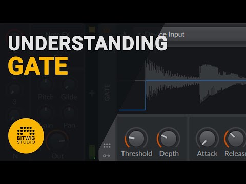 How to use the Bitwig Gate tutorial