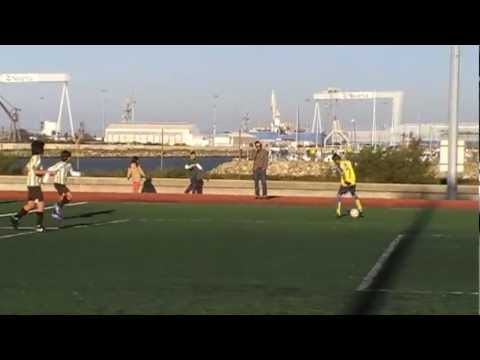 ALSACA2012 CD Panamá - Cádiz CF "A" 2º Tiempo Jornada 13 Temporada 2012-13