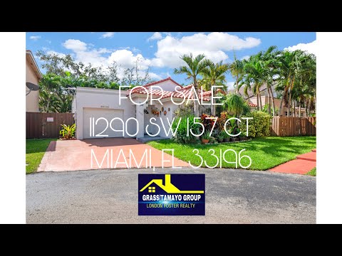 (11290 SW 157 CT) Cozy 3/2 home w/ garage-converted den in Miami.