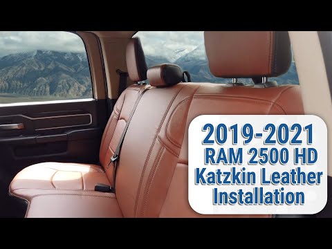 2019-2021 Dodge Ram 2500 - Heavy Duty Katzkin Leather Installation - DIY!