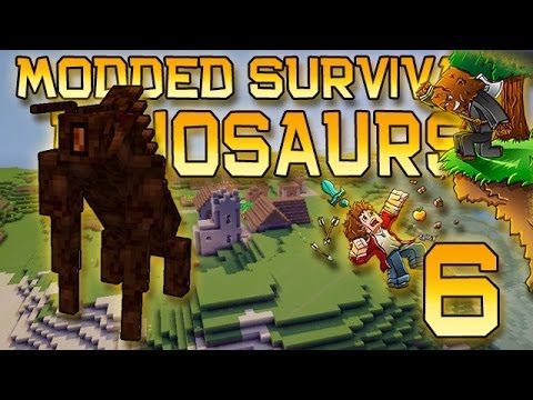Minecraft: Modded Dinosaur Survival Let's Play w/Mitch! Ep. 6 - BOSS TOWER!