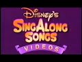 Disney S Sing Along Songs Commercial 1993