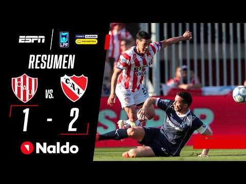 EL ROJO REACCIONÓ RÁPIDO Y DIO VUELTA EL PARTIDO EN SANTA FE | Unión 1-2 Independiente | RESUMEN