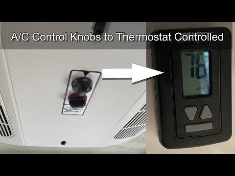 A/C Control Knobs to Thermostat Controlled