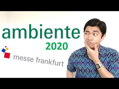 Guess what! 64 Indonesian companies were at Ambiente 2020! (consumer goods) [SUB ENG]