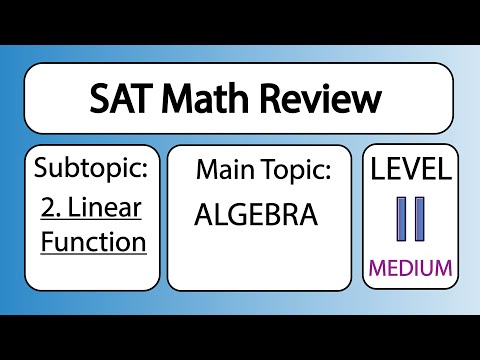SAT Math: Lesson 2B Problem 29 (ID: dae126d7)