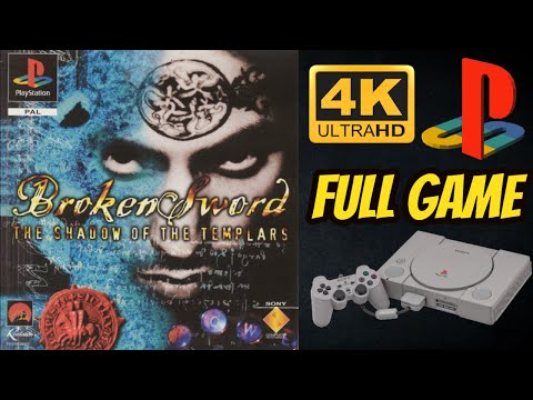 Broken Sword: The Shadow of the Templars | PS1 | 4K60ᶠᵖˢ UHD🔴 | Longplay Walkthrough Full Movie Game