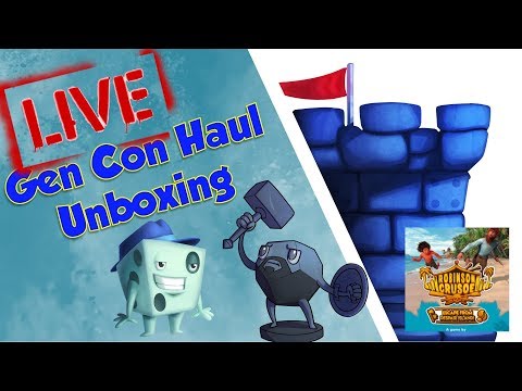 Gen Con Haul Unboxing (Sponsored by Old Novel Games)