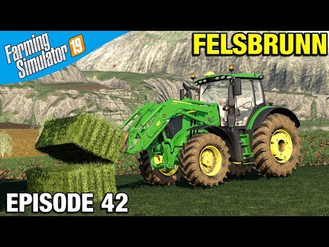 Farming Simulator 19 Timelapse - Felsbrunn FS19 Episode 42 HANDLING GRASS BALES