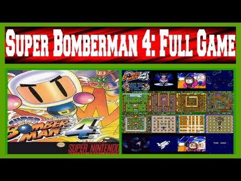 Super Bomberman 4: Full Game Playthrough (100%)