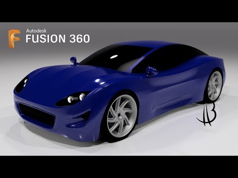 Car Design Speedrun 16 - Using Autodesk Fusion 360 - sports coupe
