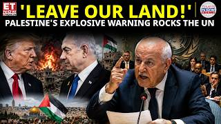 Download lagu 'LEAVE OUR LAND!' Palestine's Explosive UN Speech Stuns Security Council | ET Now | Latest News mp3