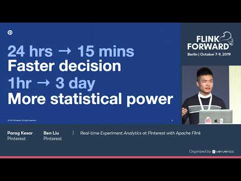 Real-time Experiment Analytics at Pinterest with Apache Flink - Parag Kesar & Ben Liu