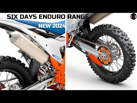 2024 KTM EXC SIX DAYS ENDURO RANGE FEATURE VIEW | exc six days enduro specs & 360 view I 4 U