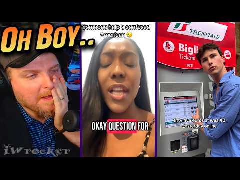 Americans Absolutely Bewildered in Europe for 17 minutes straight