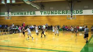 preview picture of video 'U12 T-Birds Basketball Game 3 - Centralia - Relentless Defensive Pressure'