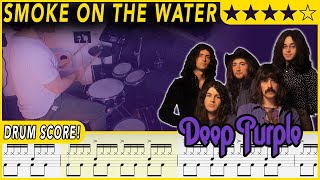 Download lagu Smoke On The Water - Deep Purple | DRUM SCORE Sheet Music | #465 DRUMSCRIBE mp3