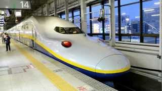 preview picture of video 'アキーラさん乗車2！東北新幹線MaxやまびこE4系,Yamabiko-Shinkansen,Japan'