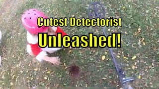 You Won't Believe What This Young Girl Finds Metal Detecting!