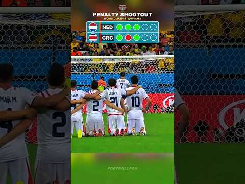 Netherlands vs Costa Rica  🔥 Penalty Shootout | World Cup 2014 | 1/4 Finals