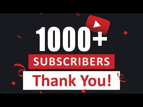 1,000 subscriber special
