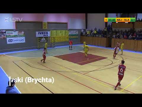 13. kolo 1. FUTSAL ligy: Nejzbach Vysoké Mýto - SK Slavia Praha