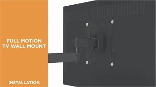 How to Install Super Economy Full-motion TV Wall Mount-KLA27-222