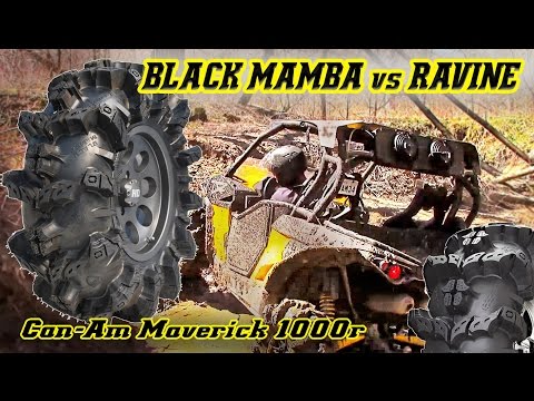 Black Mambas Destroying a Ravine Crossing - Can-Am Maverick X DS 1000r - SXS Muddin