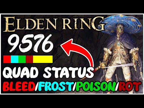 How to Use Bleed/Frost/Poison/Rot at the SAME TIME in Elden Ring! BEST Elden Ring Dex Build Guide