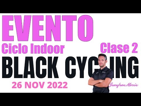 Evento De Ciclo Indoor "Black Cycling" Juanfran Marín