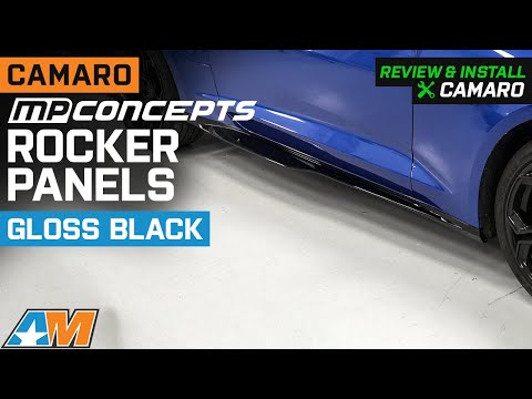 2016-2023 Camaro MP Concepts Rocker Panels; Gloss Black Review & Install