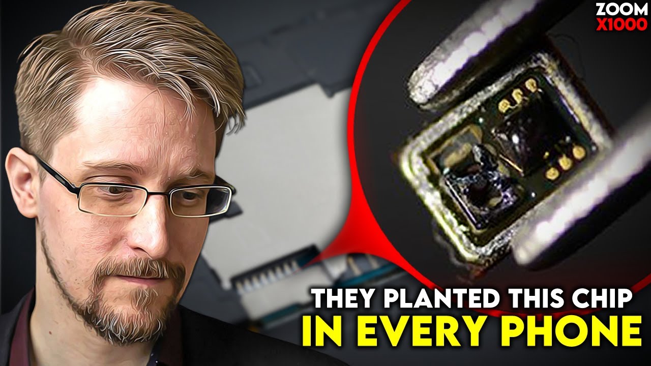 I Remove This Mysterious Tiny Chip Before Using The Phone! Edward Snowden