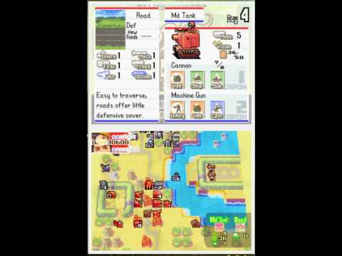 Advance Wars Dual Strike Walkthrough: Hard Campaign Mission 14 pt1