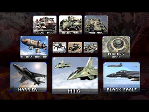 Misc & Air Unit Statistics, Pros & Cons - Red Alert 2 [YR]