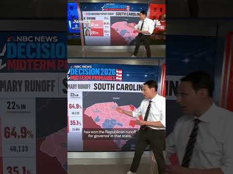 Alan Wilson wins the Republican primary runoff for South Carolina governor, NBC News projects.