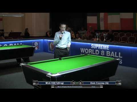2019 Men's Singles World Championship - FInal - Mick Hill (1)(Eng) v Dom Cooney (Q)