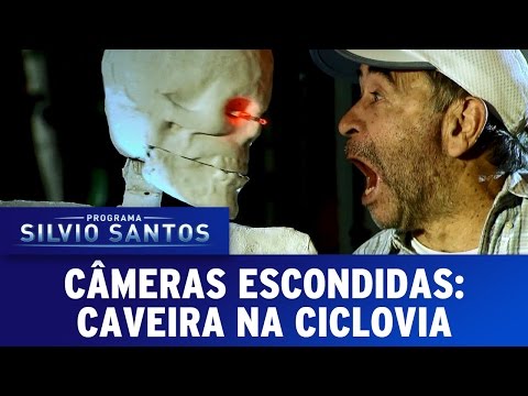 Hidden Camera (July 24, 2016) - Skeleton in a Bike Lane