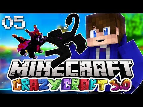 Minecraft CRAZY CRAFT 3.0 SMP - "TAMING MY OWN DRAGON!!" - Episode 5