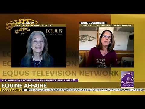 Julie Goodnight Owner & CEO of Goodnight Horsemanship Equine Affaire Interview with Diana De Rosa