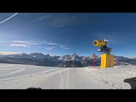 Hahnspiel pista piste slope, Monte Elmo Tre Cime, DREI ZINNEN, Three peaks Dolomites Dolomiti
