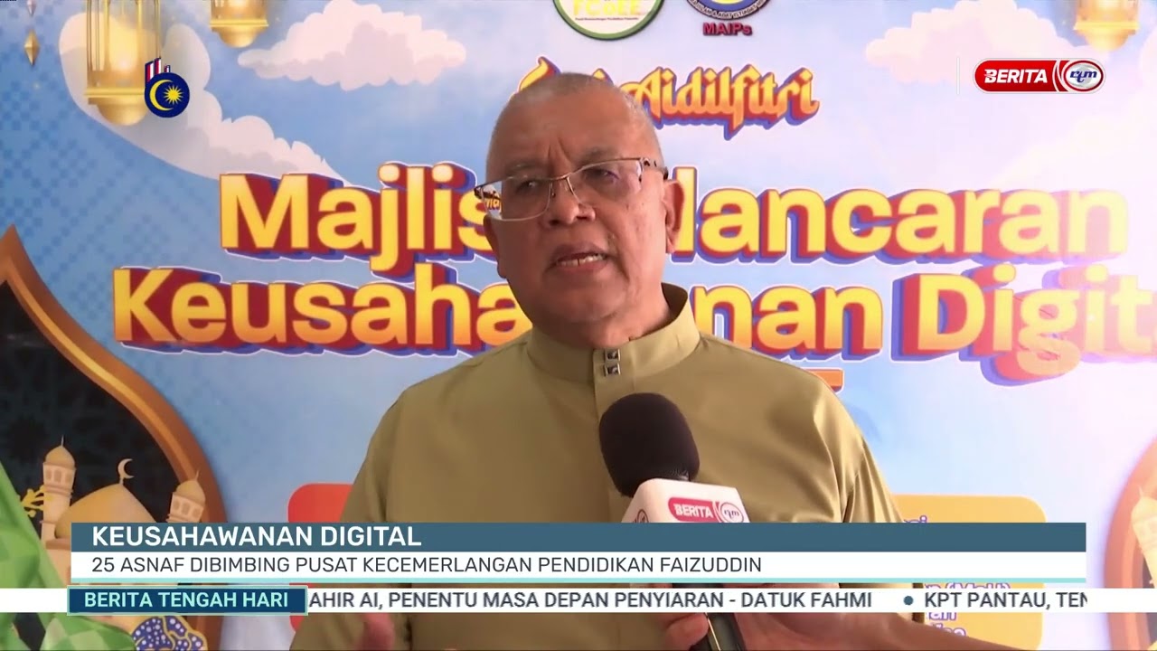 31 MAC 2026 -BTH- KEUSAHAWANAN DIGITAL: 25 ASNAF DIBIMBING PUSAT KECEMERLANGAN PENDIDIKAN FAIZUDDIN